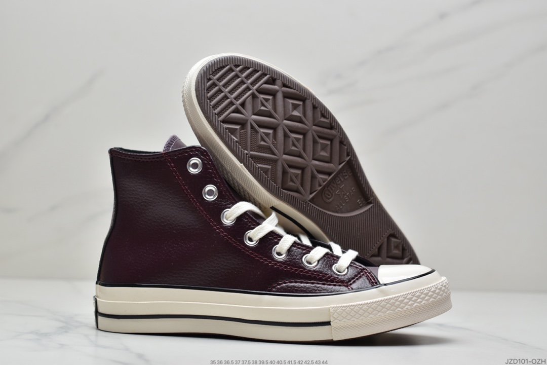 converse 1970S classic retro black lychee pattern China red hot models shipped Converse Chuck 70s 169580C