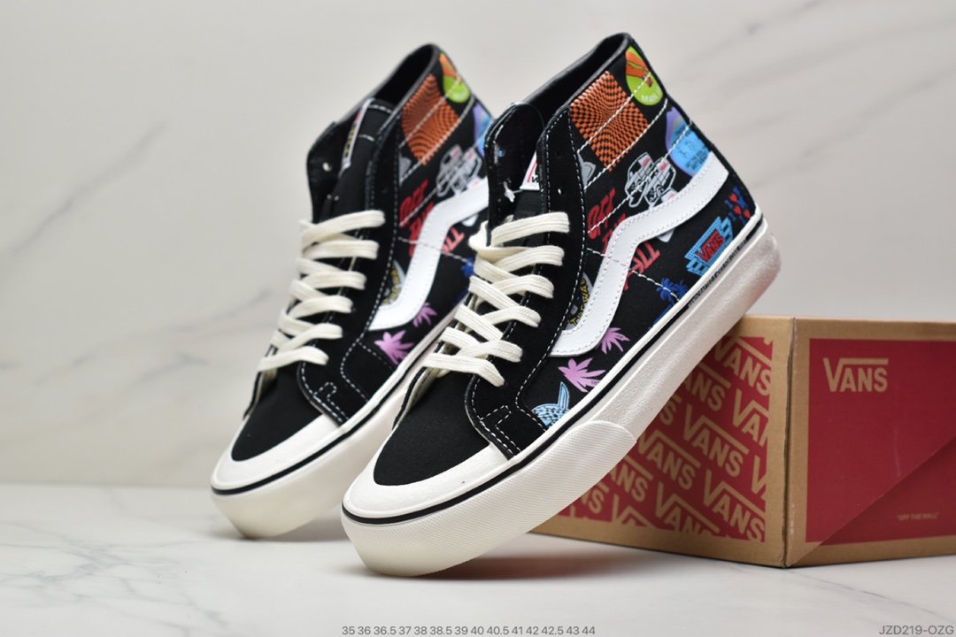 Vans VANS Sk8-Mid classic mid-top men's and women's casual sports sneakers