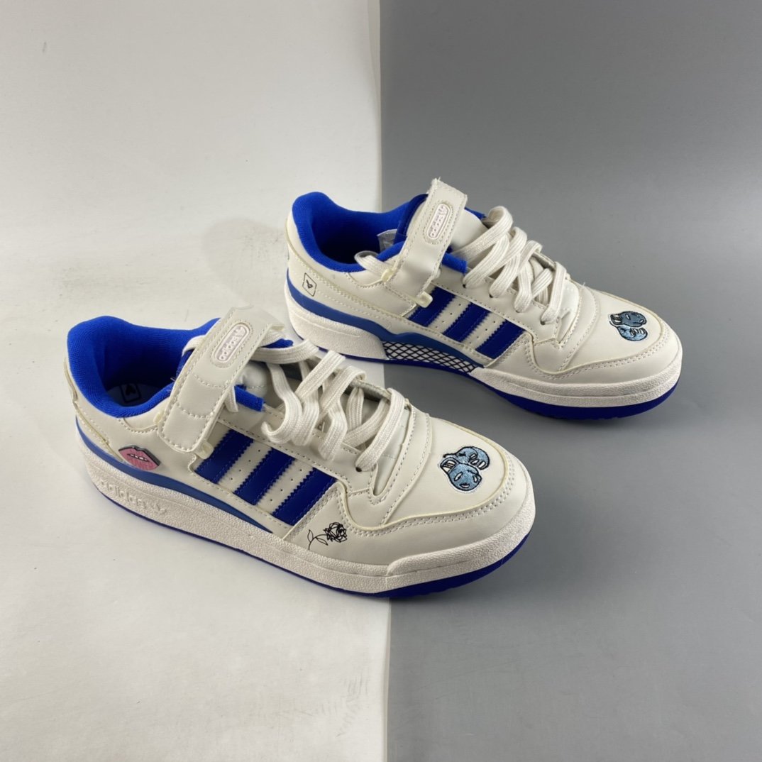 Adidas Originals Forum 84 Low popular single product classic retro basketball shoes FX6714