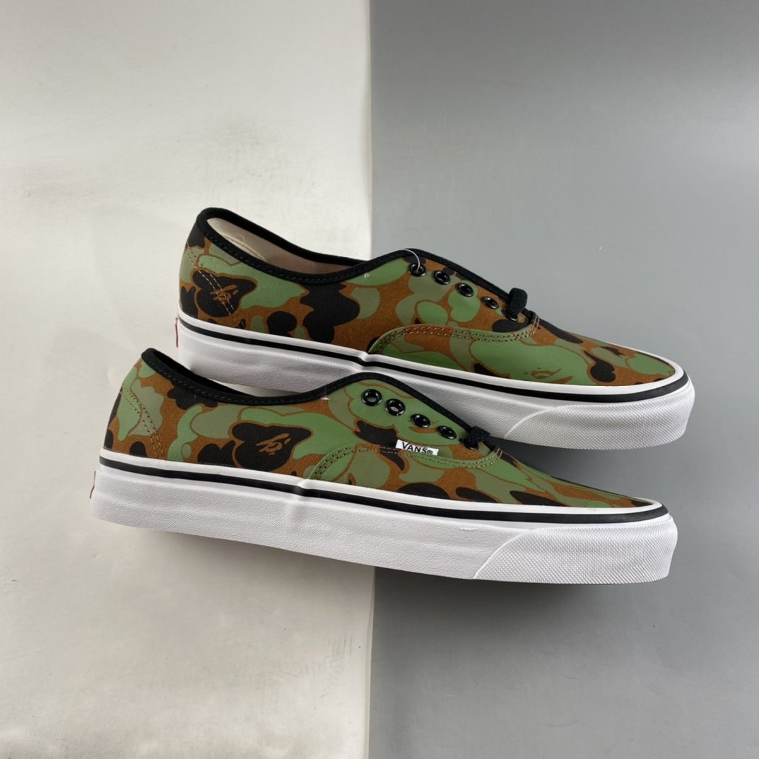 BAPE x Vans 2021 Authentic 44 DX Vans Canvas Shoes VN0A38EN7BC