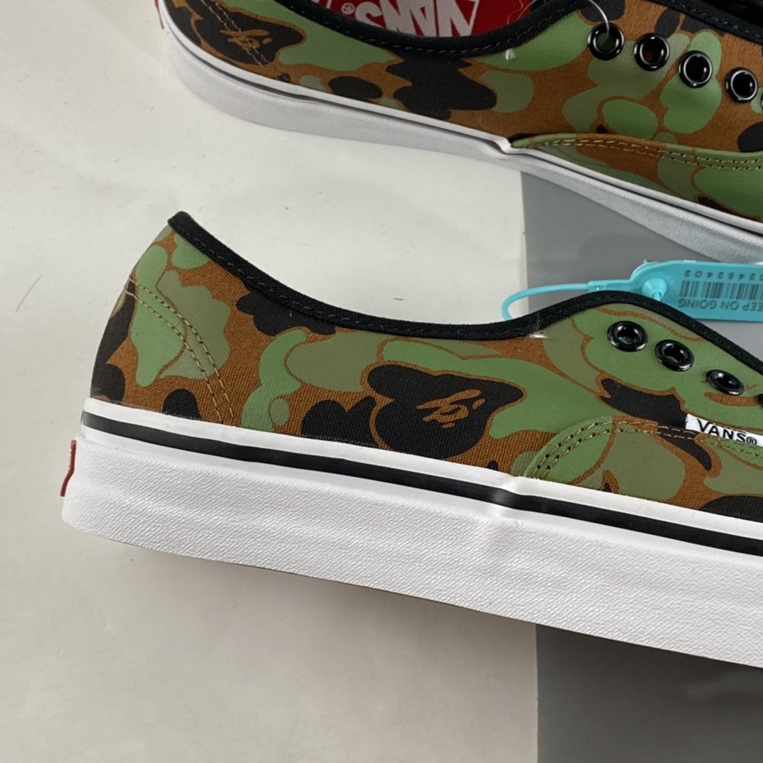 BAPE x Vans 2021 Authentic 44 DX Vans Canvas Shoes VN0A38EN7BC