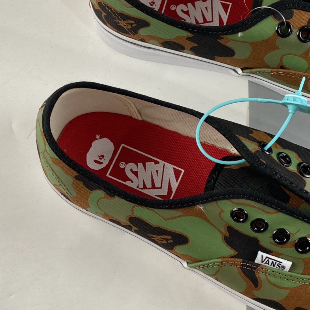 BAPE x Vans 2021 Authentic 44 DX Vans Canvas Shoes VN0A38EN7BC