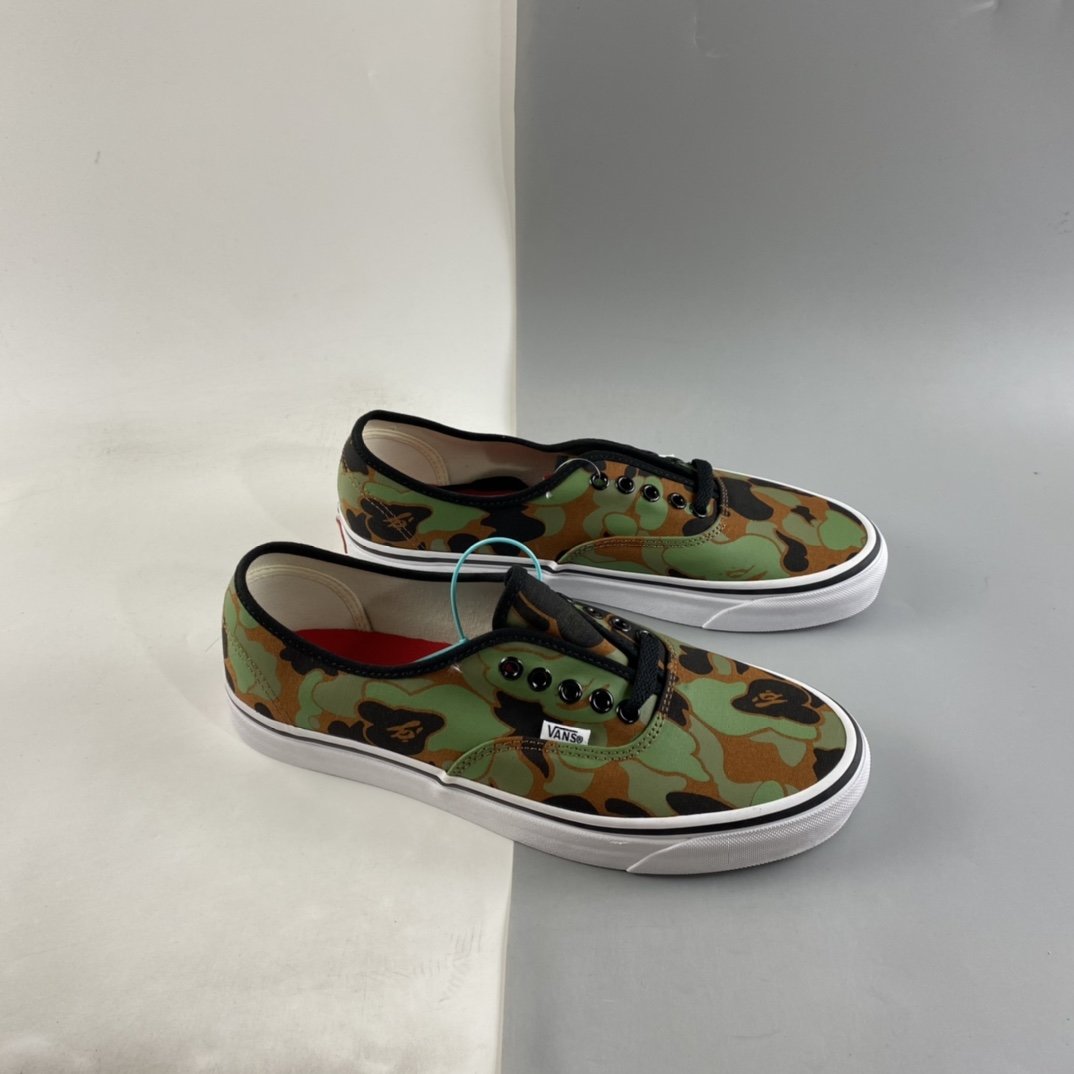 BAPE x Vans 2021 Authentic 44 DX Vans Canvas Shoes VN0A38EN7BC