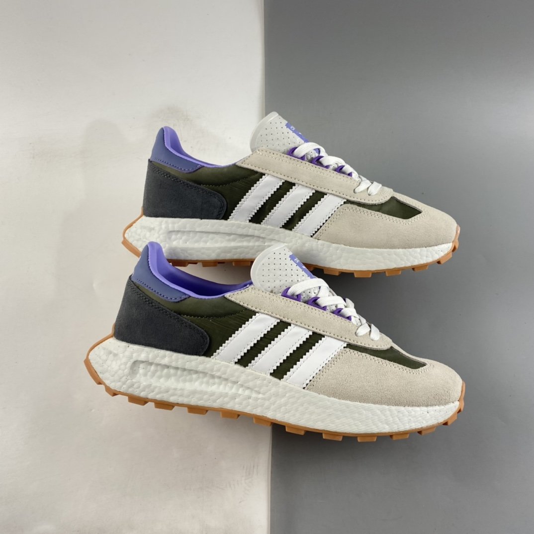 Adidas Retropy E5 Popcorn Midsole Retro Sports Casual Running Shoes GY1034