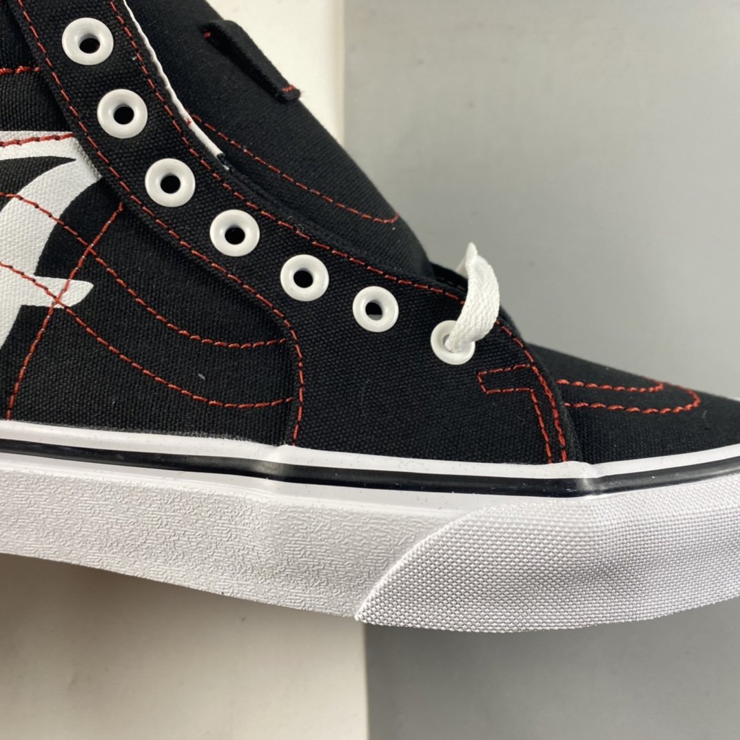 Vans SK8-Hi Vans Official Black Warrior Spitfire Joint Skateboard Shoes Foo Fighters Band Joint VN0A4U3C2GB