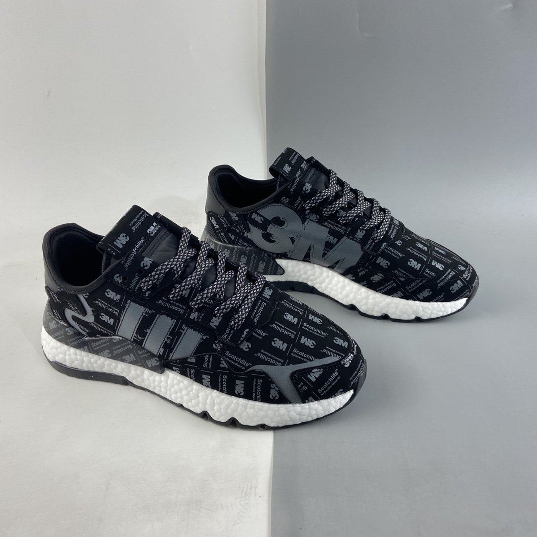 Adidas Nite Jogger 2019 Boost Nightcrawler Retro Running Shoes FV3633