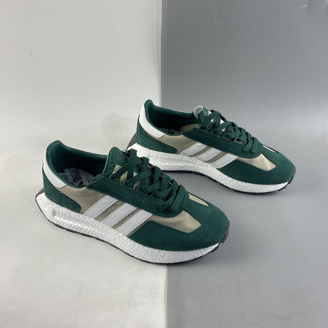 Adidas Retropy E5 Popcorn Midsole Retro Sports Casual Running Shoes GY1132