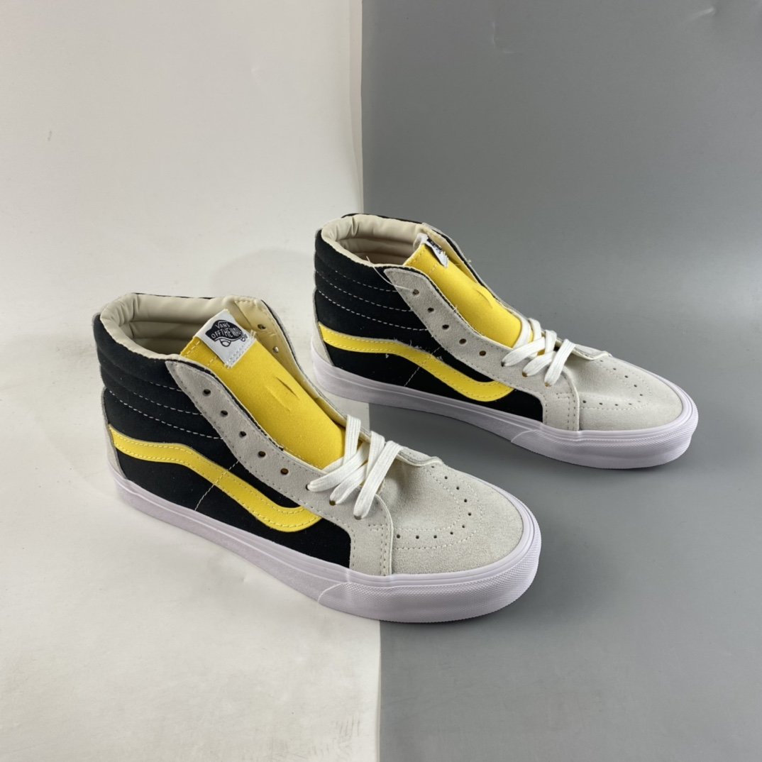 Vans SK8-Hi Vault OG Vans official color-blocking high-top vulcanized shoes VN0A4BVHA0I