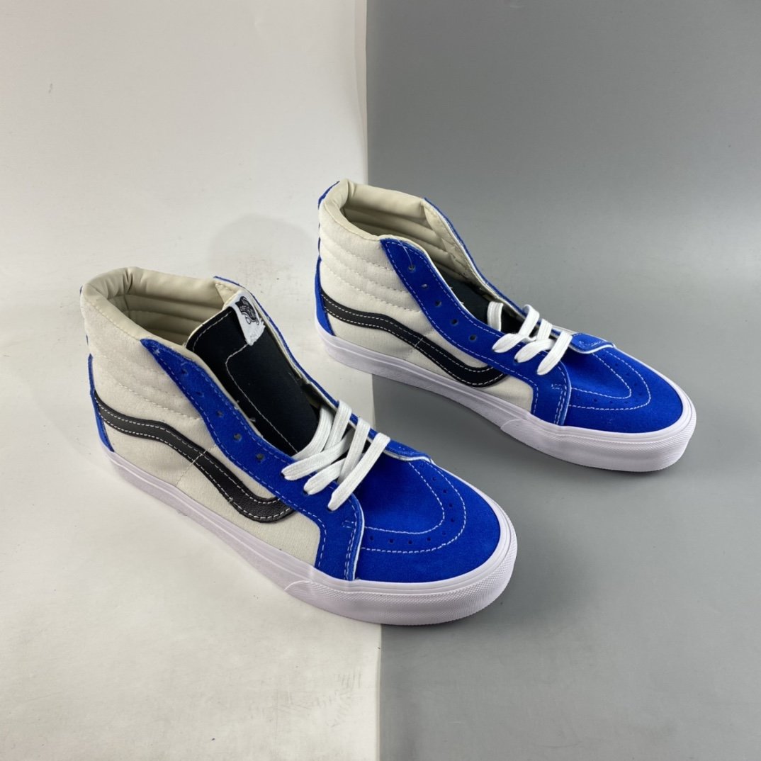 Vans SK8-Hi Vault OG Vans official color-blocking high-top vulcanized shoes VN0A4BVHA0H