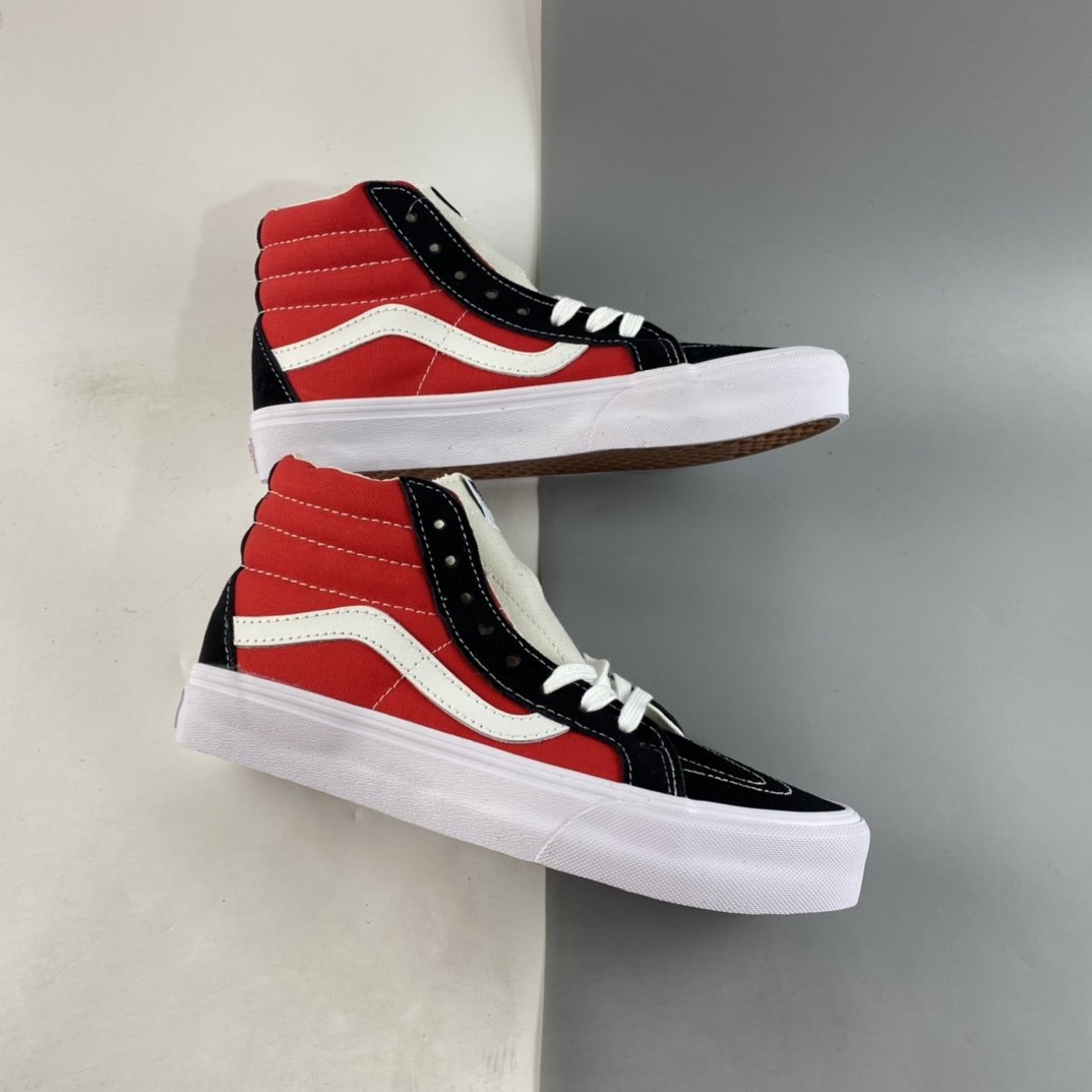 Vans SK8-Hi Vault OG Vans official color-blocking high-top vulcanized shoes VN0A4BVHA0G