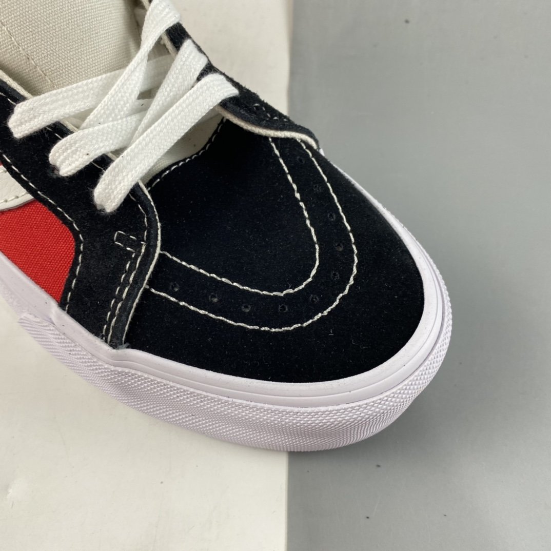 Vans SK8-Hi Vault OG Vans official color-blocking high-top vulcanized shoes VN0A4BVHA0G