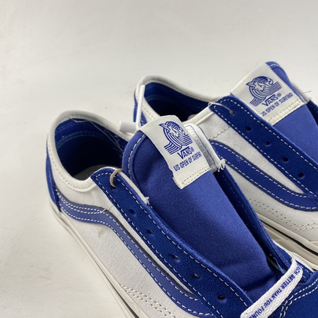 Vans Decon SF Lace-Up White and Blue String Label Shoelaces Baotou Killer Whale VN0A3MVL2FE