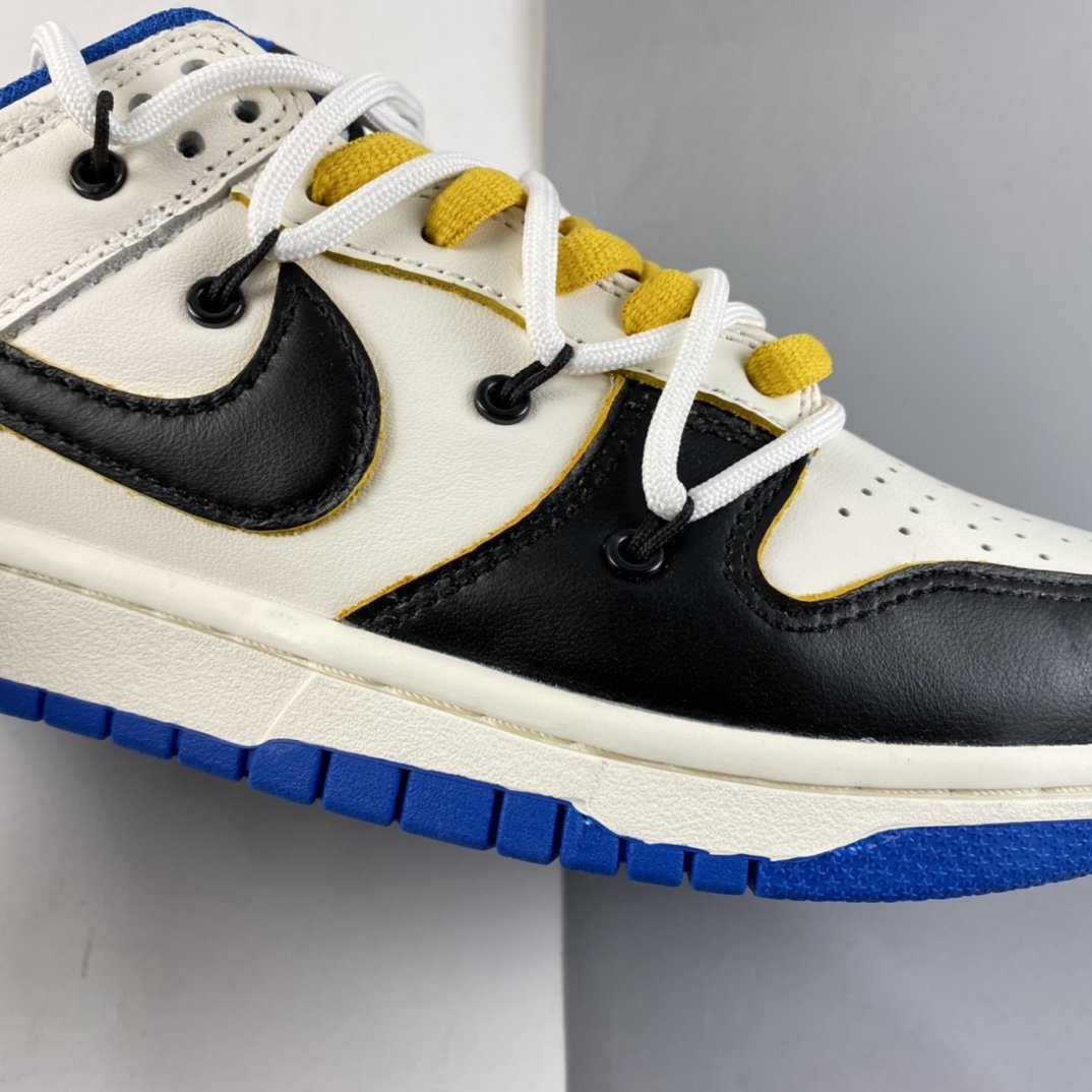 NIKE SB Dunk Low White Black Blue Dunk Series Low Top Casual Sports Skateboard Shoes DD1391-001