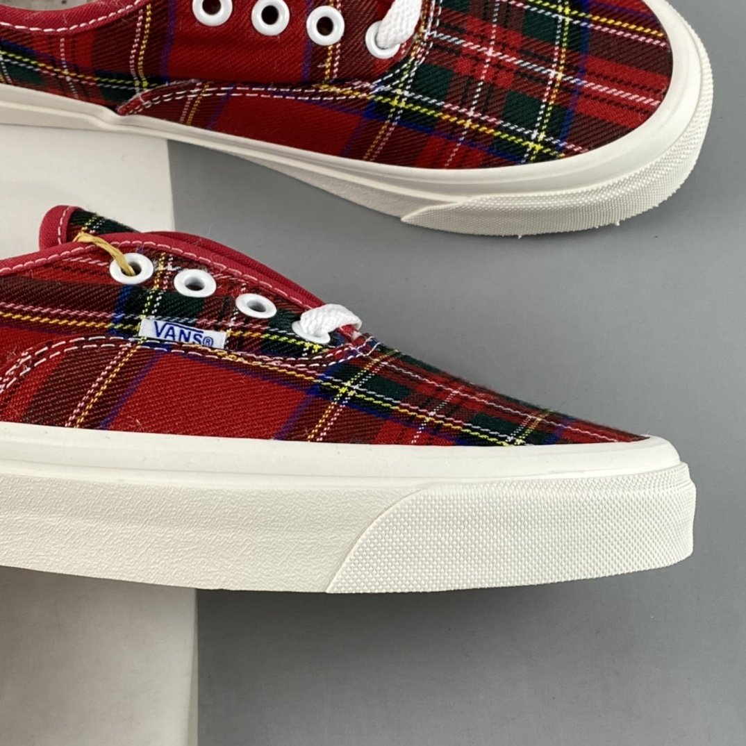 Vans Authentic x Pendleton Co-branded Plaid Winter Velvet Collection VN0A54F29GT