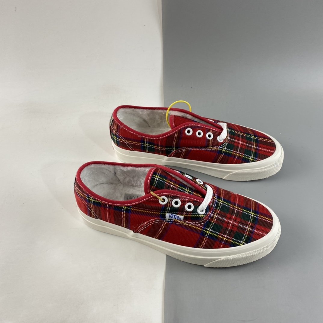 Vans Authentic x Pendleton Co-branded Plaid Winter Velvet Collection VN0A54F29GT