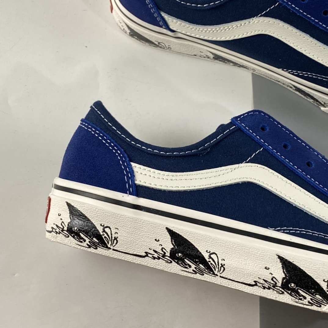 Vans Style 36 SF Klein Blue Baotou Shark Side Striped Men's and Women's Shoes VN0A6WKT6QD