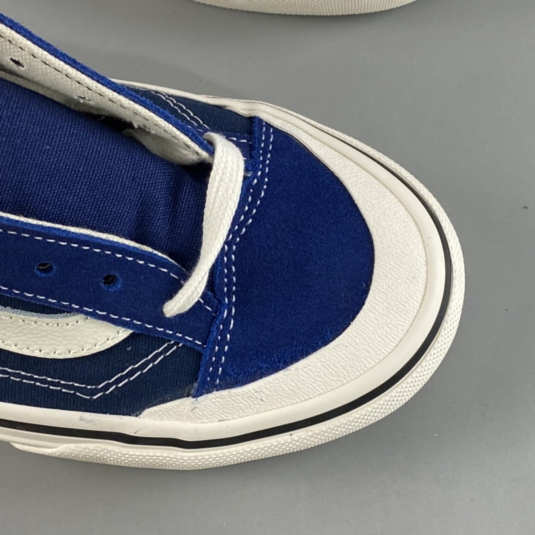 Vans Style 36 SF Klein Blue Baotou Shark Side Striped Men's and Women's Shoes VN0A6WKT6QD