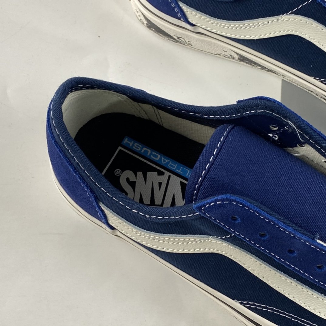 Vans Style 36 SF Klein Blue Baotou Shark Side Striped Men's and Women's Shoes VN0A6WKT6QD