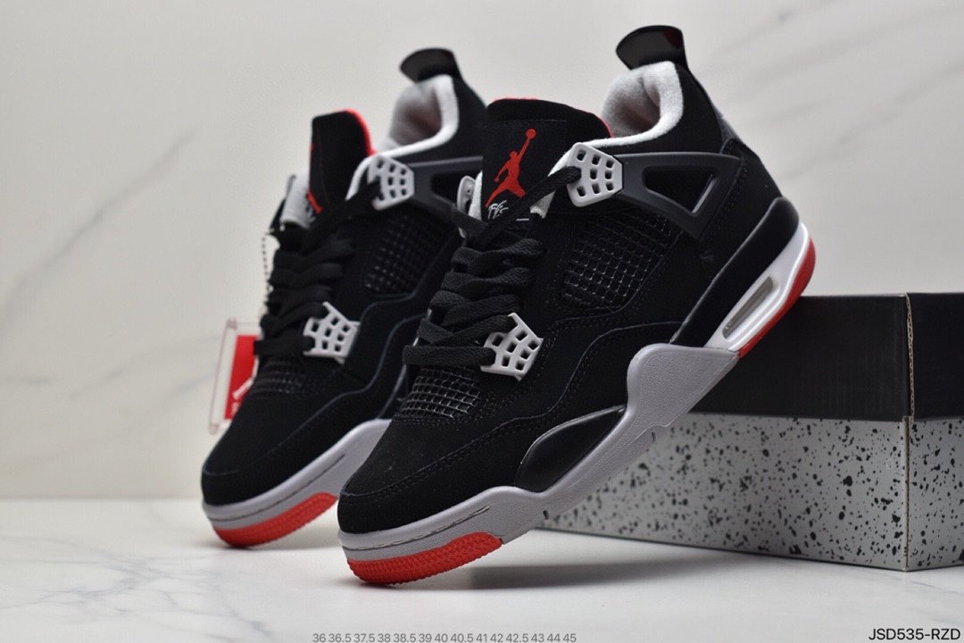 Air Jordan 4 ”Bright Crimson” Hot Lava 308497-116