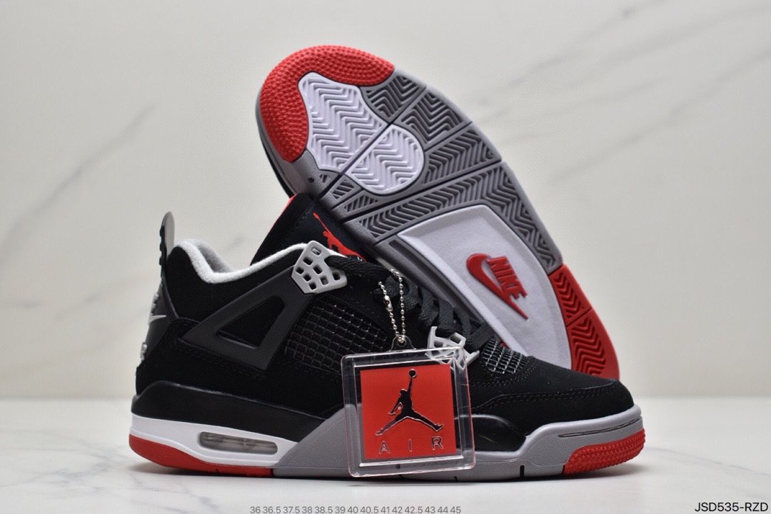 Air Jordan 4 ”Bright Crimson” Hot Lava 308497-116