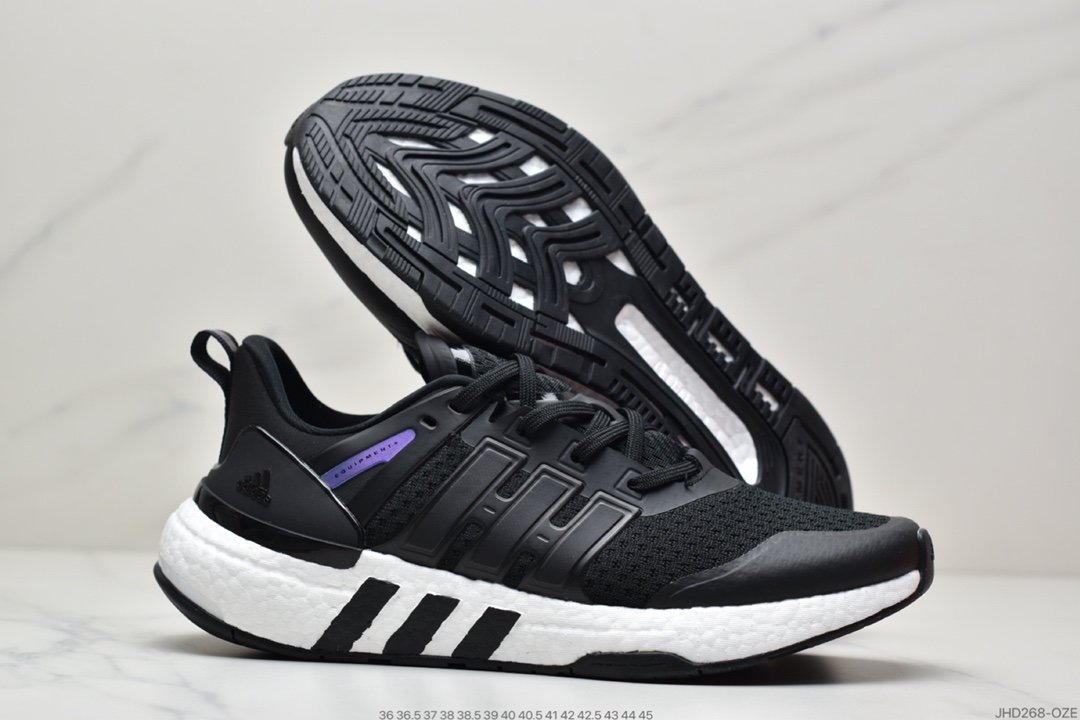 adidasEQUIPMENT+ sneakers BOOST cushioning breathable casual sneakers running shoes H02755