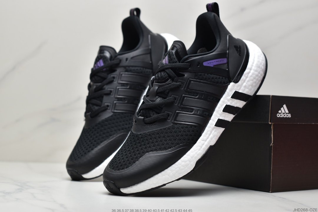 adidasEQUIPMENT+ sneakers BOOST cushioning breathable casual sneakers running shoes H02755