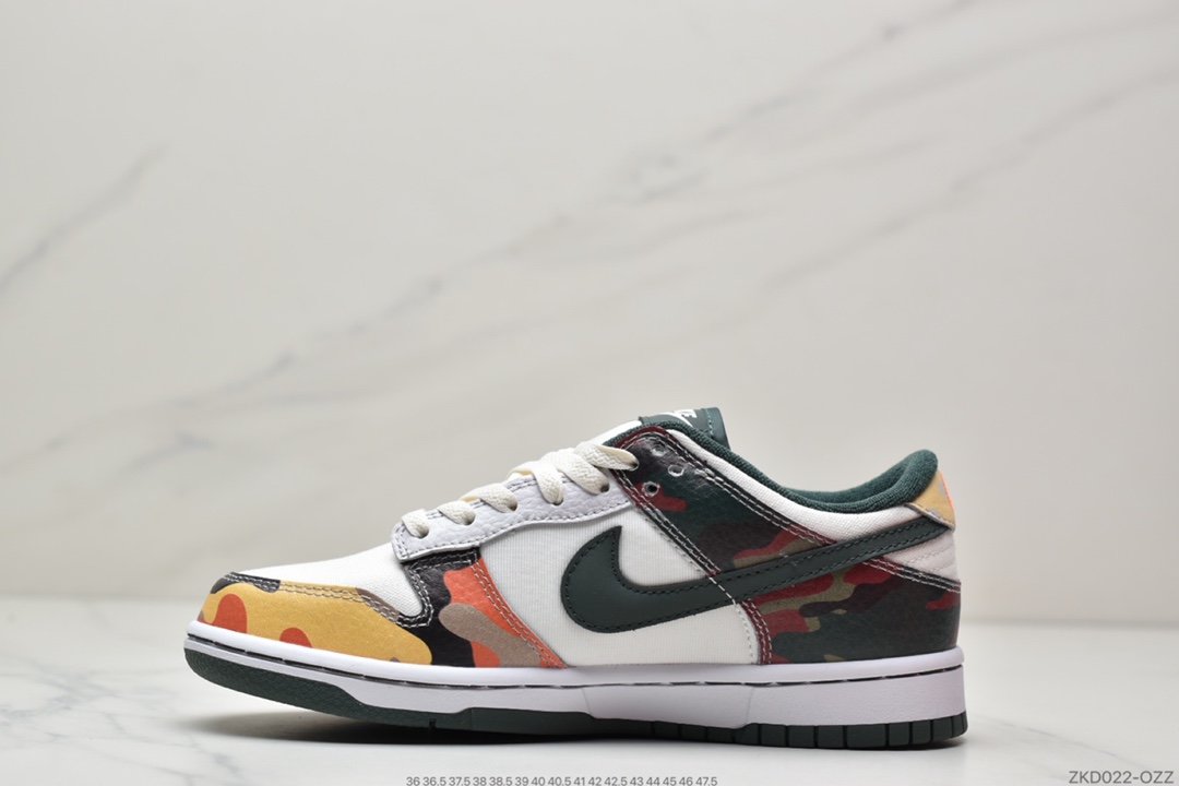 Multi Camo camouflage mandarin ducks Nike Dunk Low low-top sneakers DH0957-100