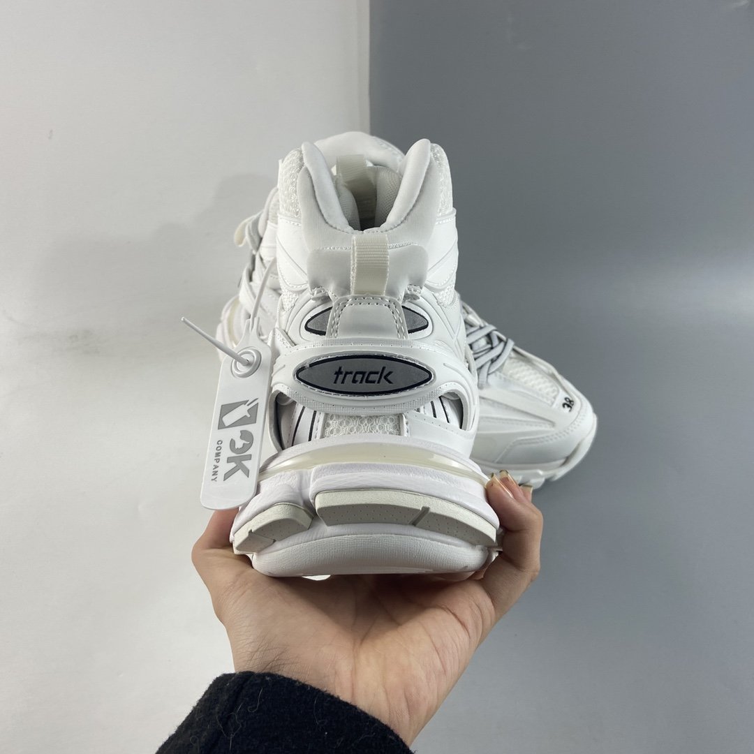 Balenciaga Sneaker Tess s.Gomma MAILLE WHITE/ORANGE