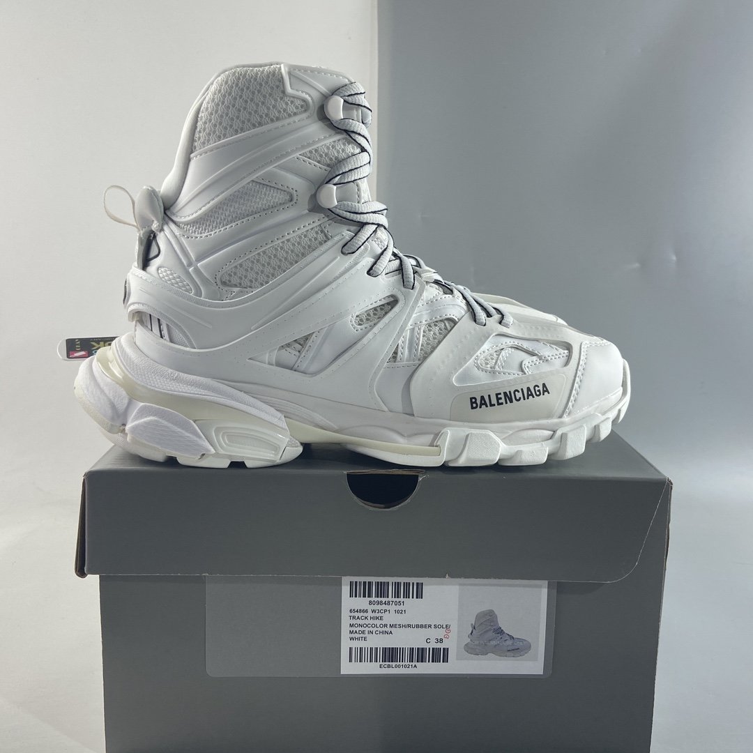 Balenciaga Sneaker Tess s.Gomma MAILLE WHITE/ORANGE