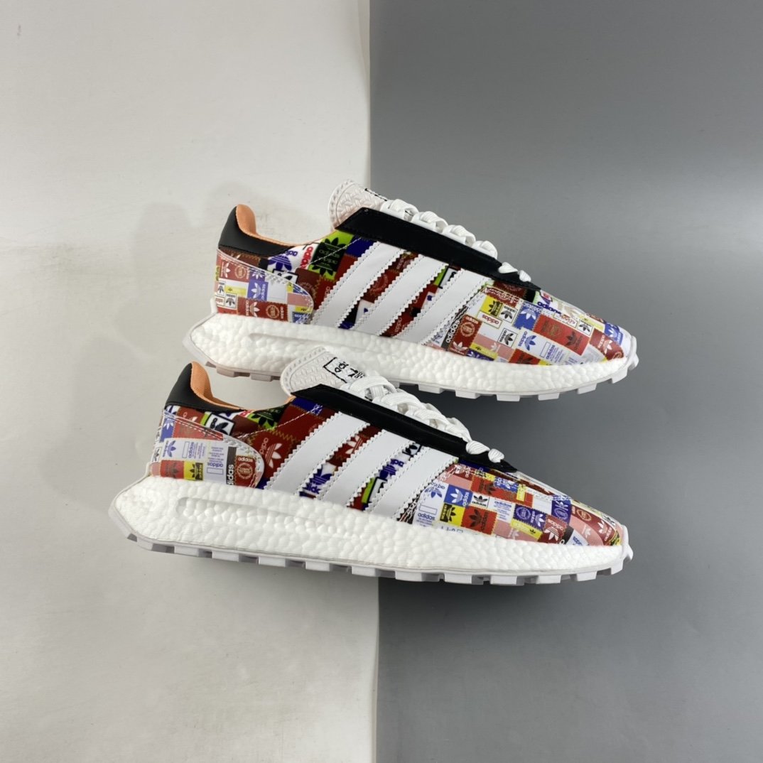 Adidas Retropy E5 Popcorn Midsole Retro Sports Casual Running Shoes GW8848