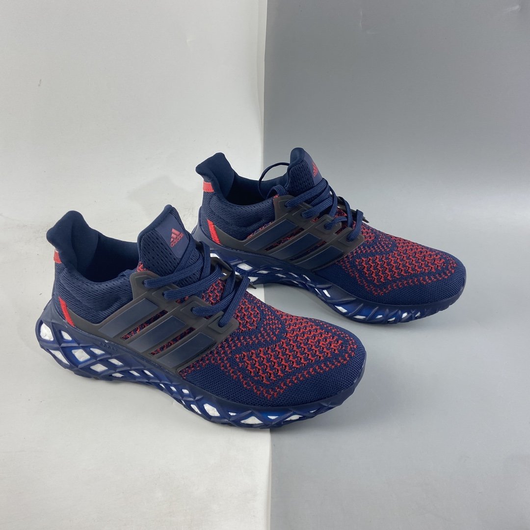 Adidas Ultra Boost DNA Web”Black/Red”UB Casual Sports Jogging Shoes GY4196