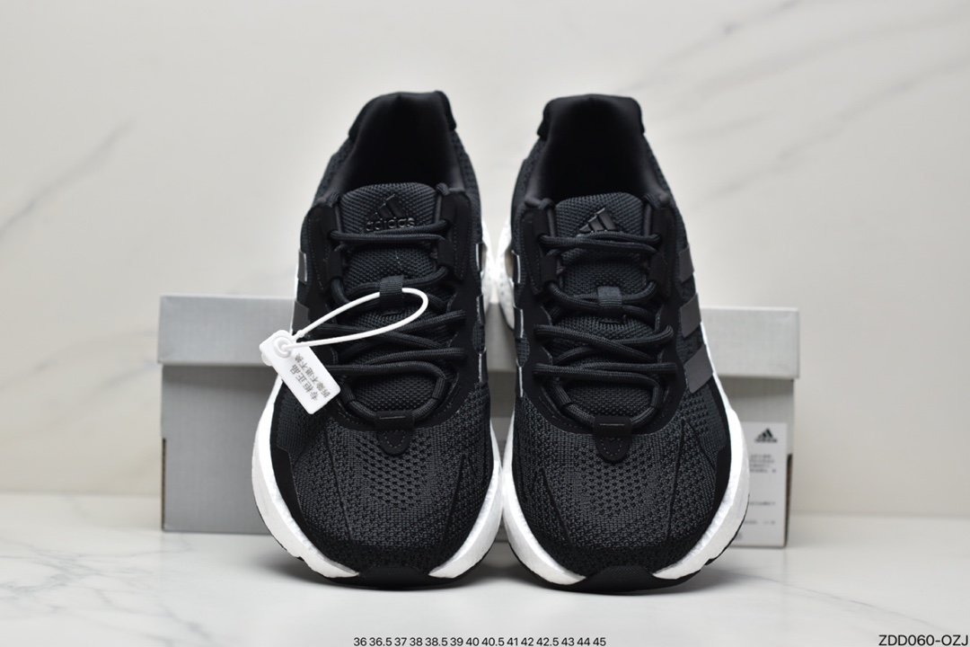 The overall shape of the adidas Boost X9000L4 M series style is very speedy S23662