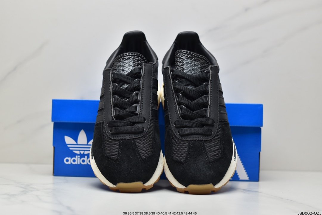 adidas Racing 1 Boost Prototype Speed ??Light Retro Series Versatile Breathable Sports Jogging Shoes HO3078