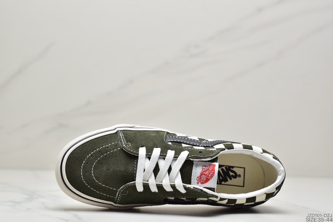 Vans Suede Sk8-Low Grey Black Checkerboard Gevans Official VN0A4UUK4W7