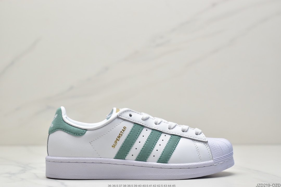 adidas Clover Originals Superstar Metal Toe Patent Black FV3329