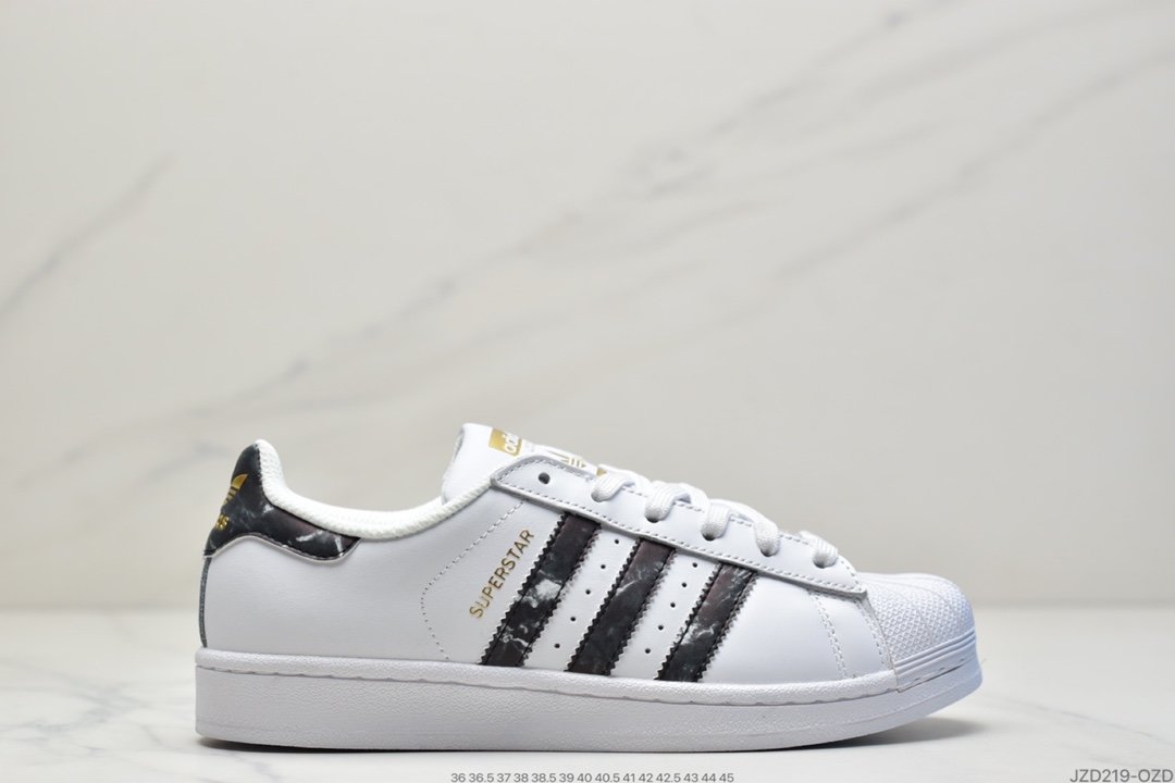 adidas Clover Originals Superstar Metal Toe Patent Black FV3329