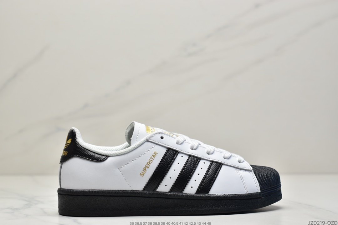 adidas Clover Originals Superstar Metal Toe Patent Black FV3329