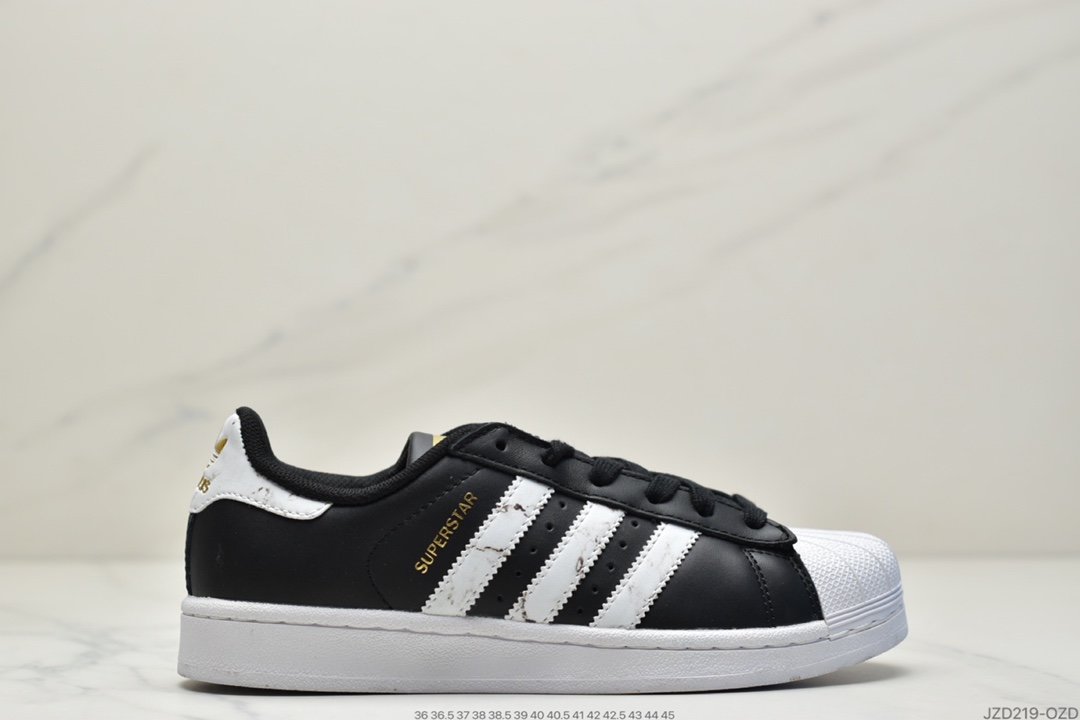 adidas Clover Originals Superstar Metal Toe Patent Black FV3329