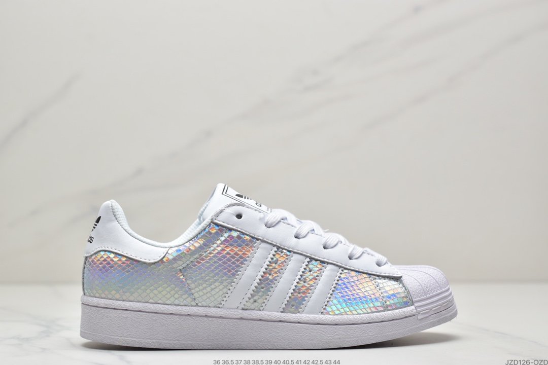 Adidas Superstar Clover Shell Head Series Classic Casual Sports Sneakers M20905