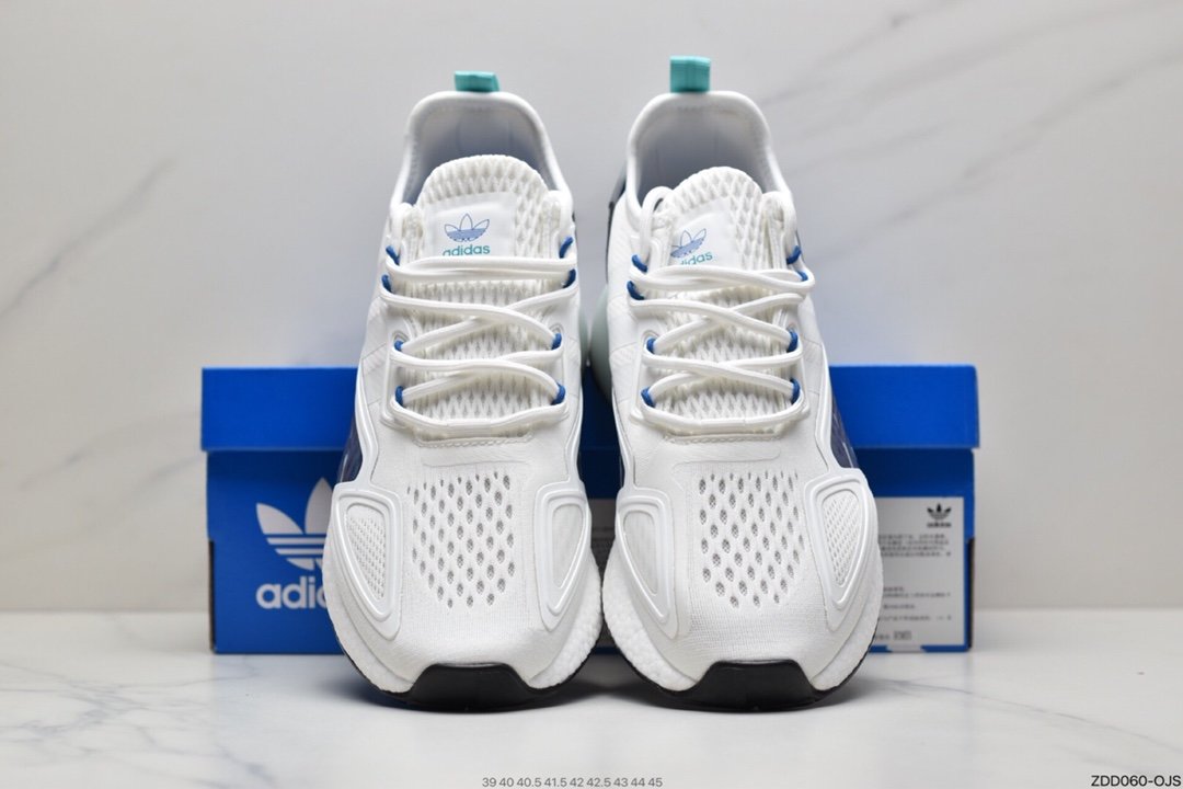 ZX 2K Boost these street classic sneakers with a tech-inspired design H05146