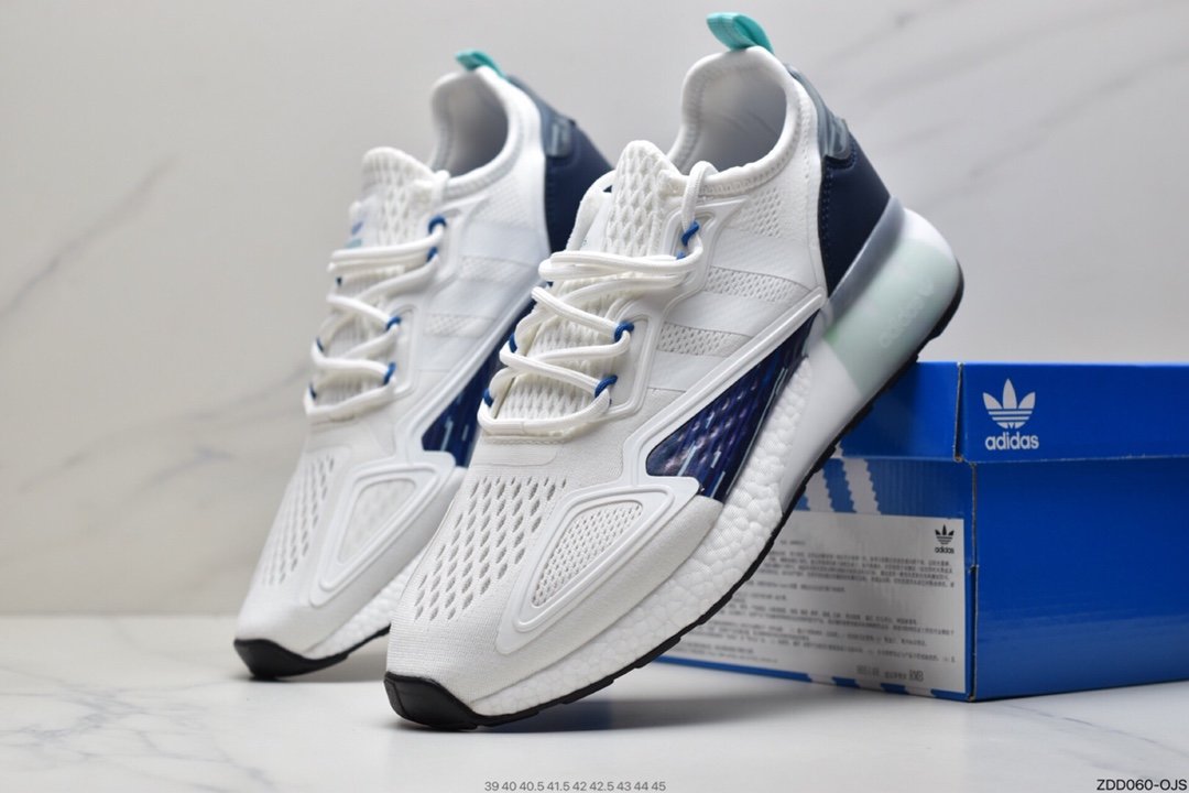 ZX 2K Boost these street classic sneakers with a tech-inspired design H05146