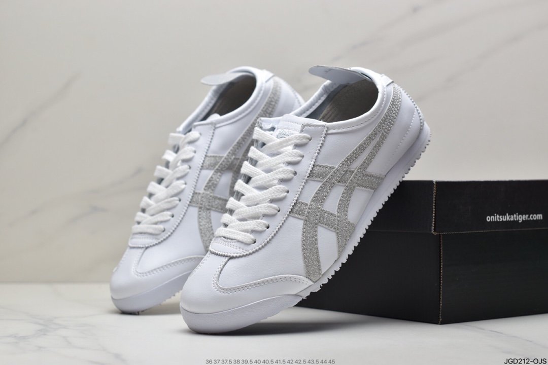 Nissan Classic Veteran - Onitsuka Tiger Mexico 66 Classic Mexico Series Retro Classic Versatile Casual Leather Jogging Shoes