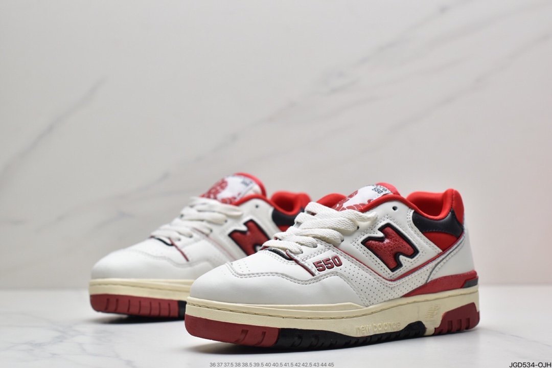 New Balance P550 Basketball Oxfords ”Evergreen” series classic retro low-top casual sports basketball board shoes BB550ALD