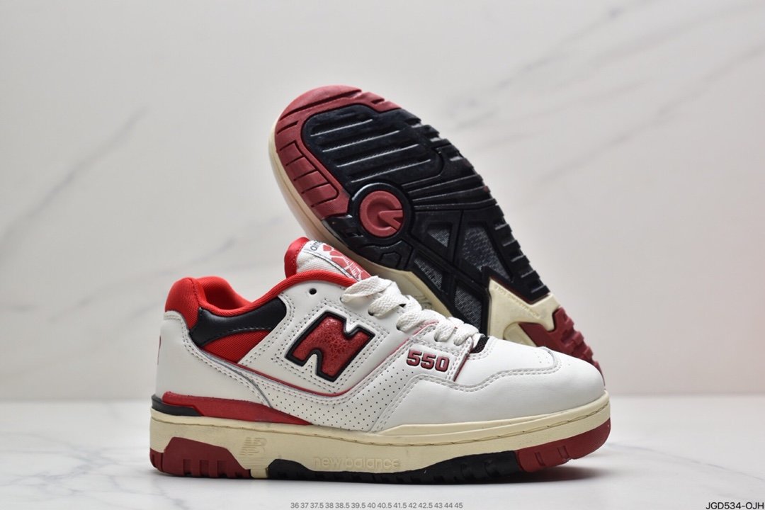 New Balance P550 Basketball Oxfords ”Evergreen” series classic retro low-top casual sports basketball board shoes BB550ALD