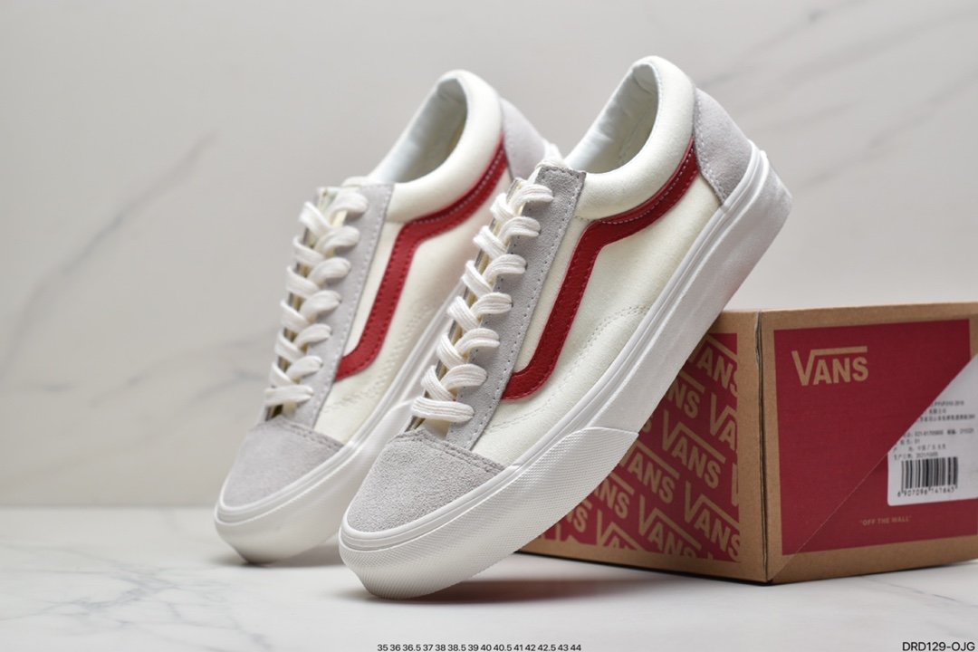 Vans Style 36 Cecon SF Quan Zhilong with the same classic low-top casual skateboard shoes