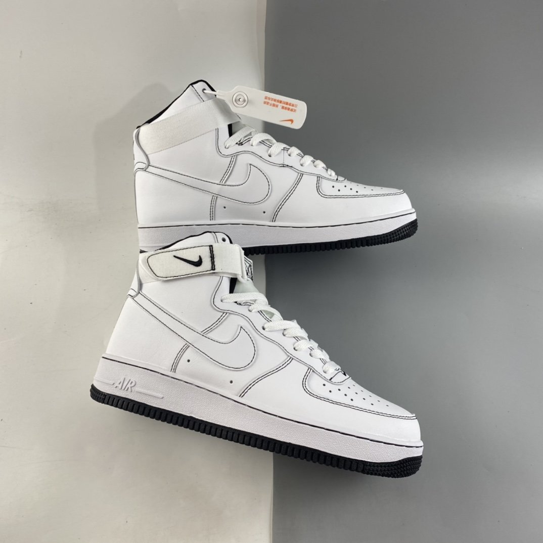 NIKE Air Force 1'07 High Air Force One high top drawing line casual sports shoes CV1753-104