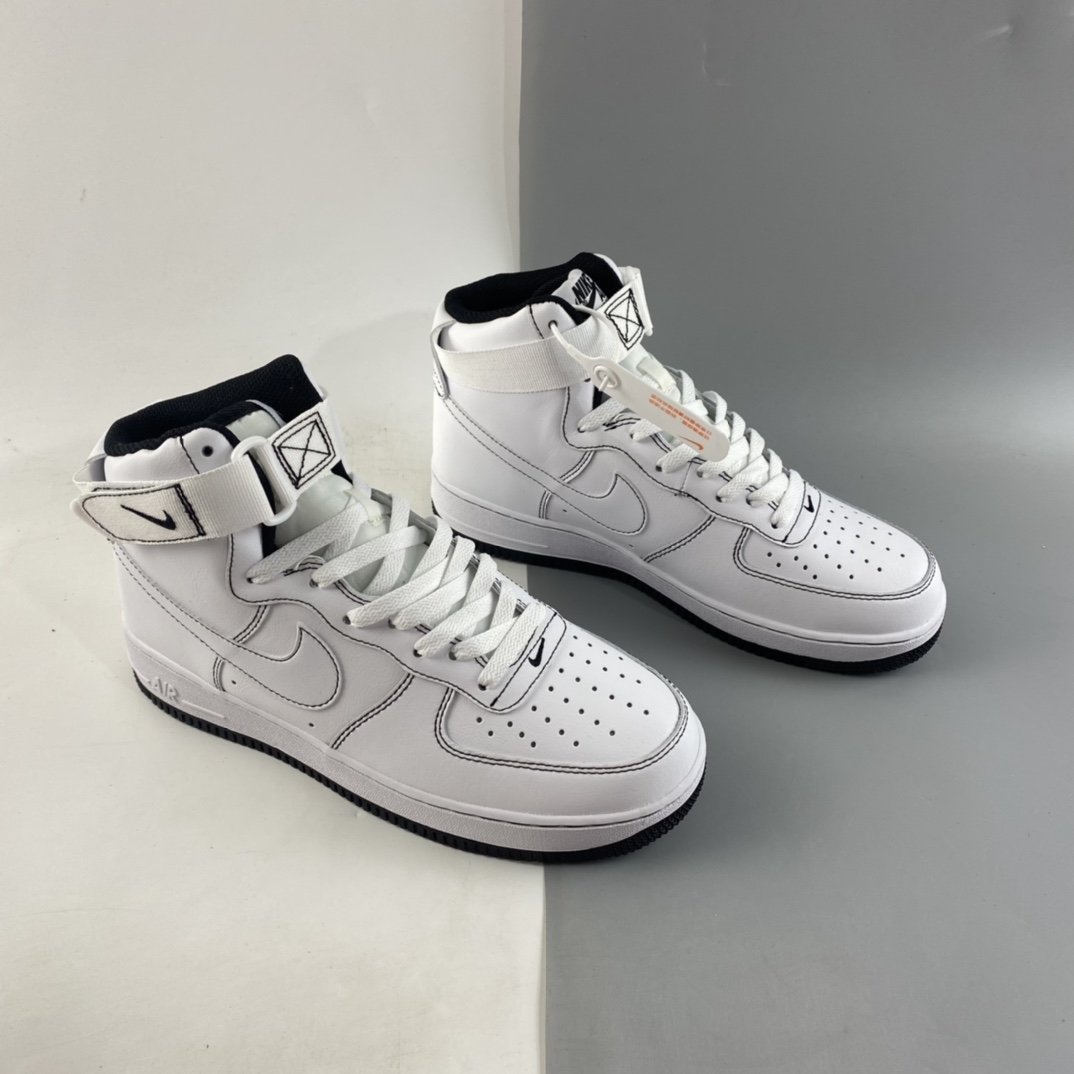 NIKE Air Force 1'07 High Air Force One high top drawing line casual sports shoes CV1753-104