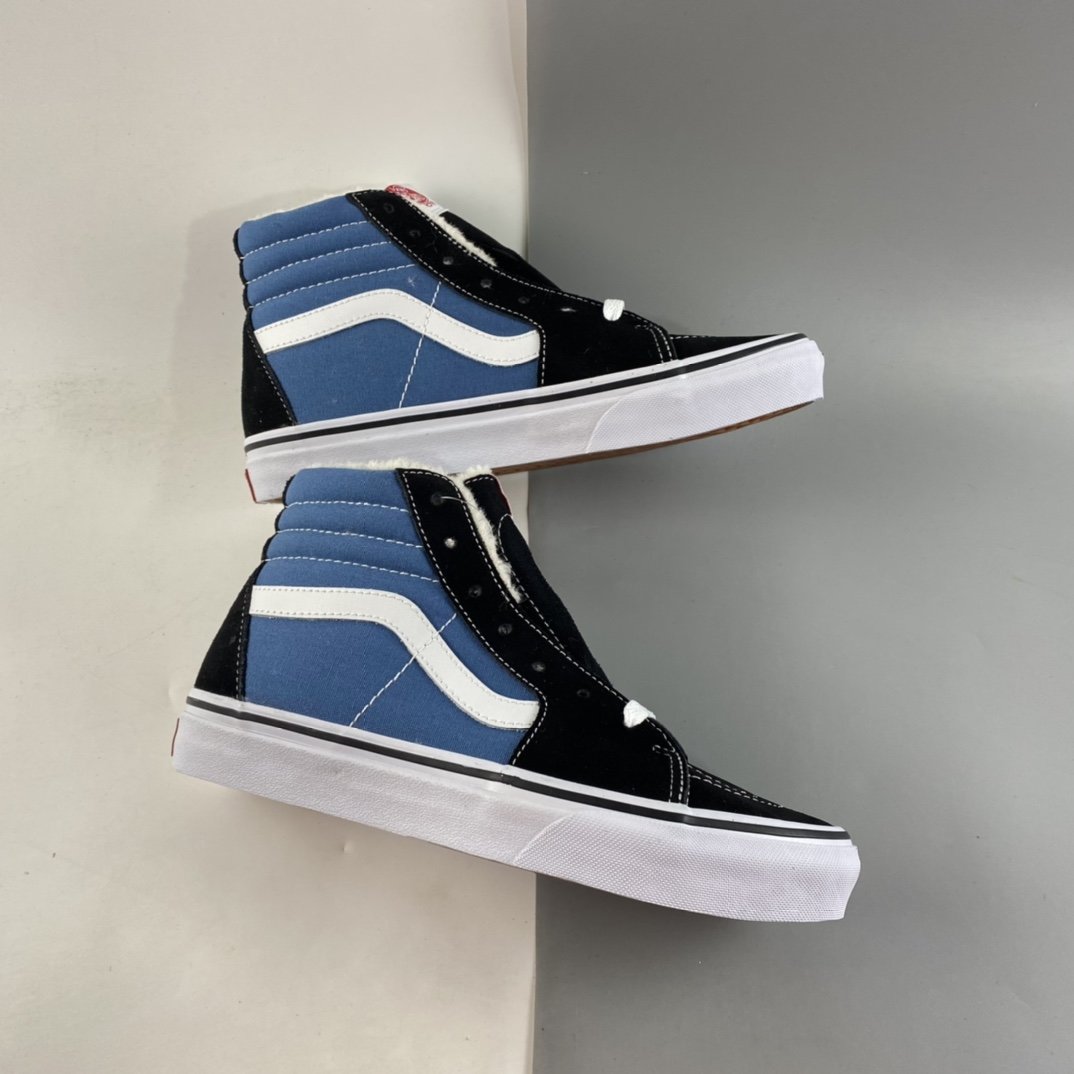 Vans SK8-Hi Navy Blue Classic Collection Velvet VN000D5INVY