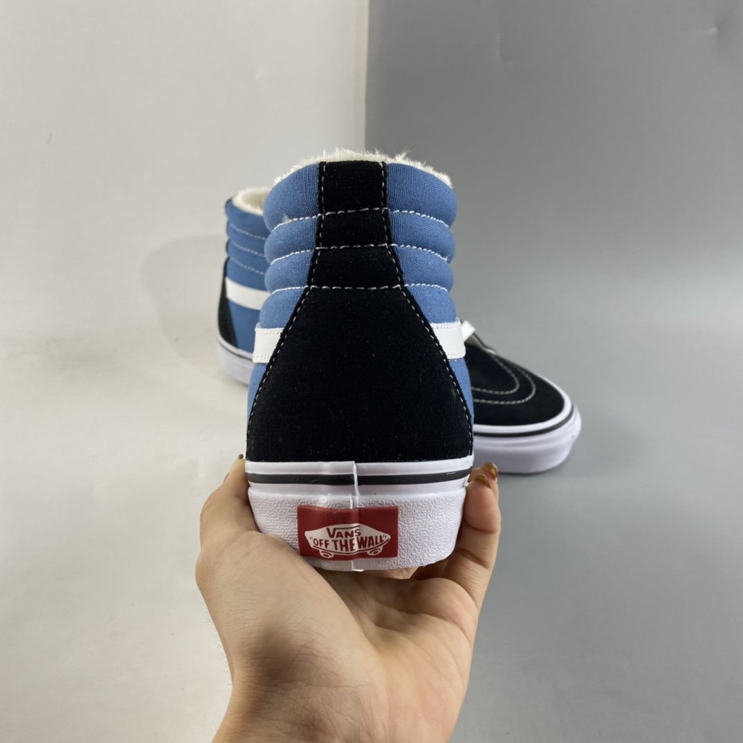 Vans SK8-Hi Navy Blue Classic Collection Velvet VN000D5INVY