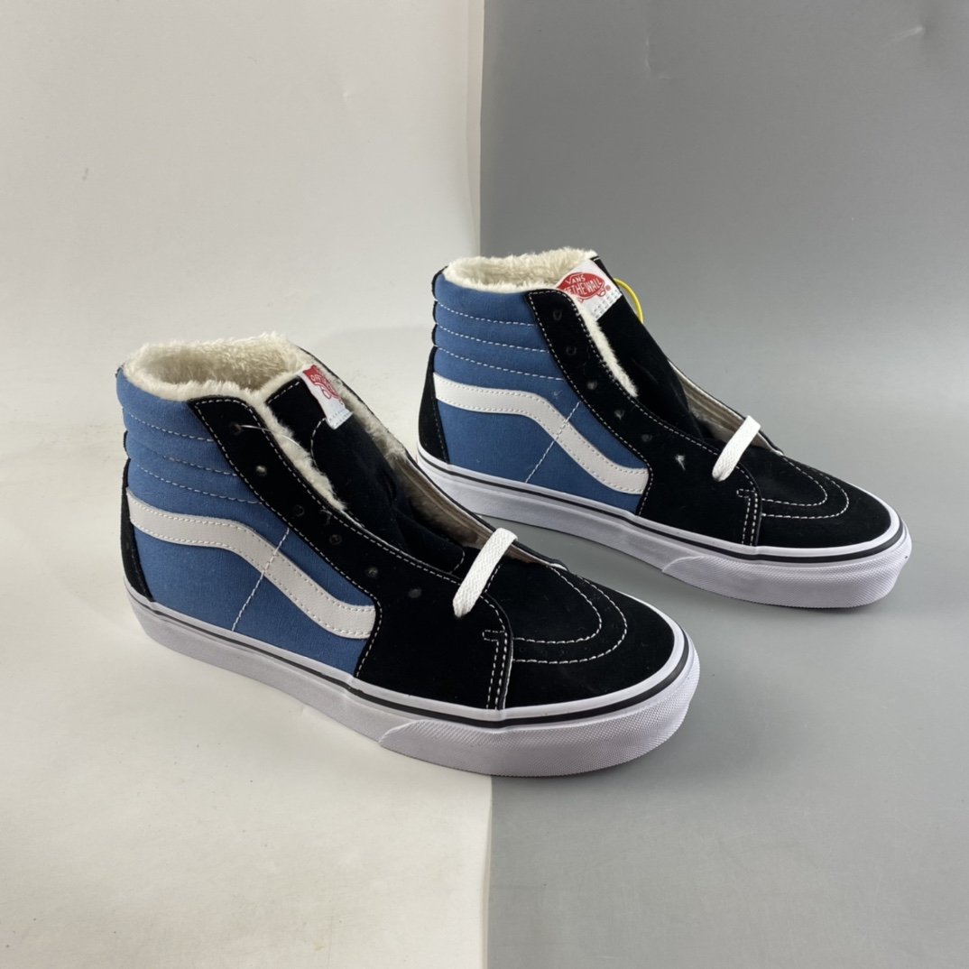 Vans SK8-Hi Navy Blue Classic Collection Velvet VN000D5INVY